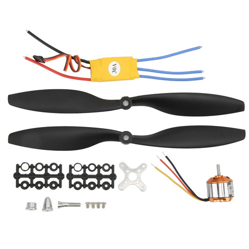 A2212 930KV Brushless Outrunner Motor 30A ESC 1045R Propeller for RC Four Axis Aircraft Multicopter