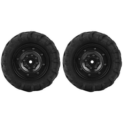 2pcs 85mm RC Rubber Wheel Tire Tyre for 1/16 Remote Control Racing Car Buggy Truck