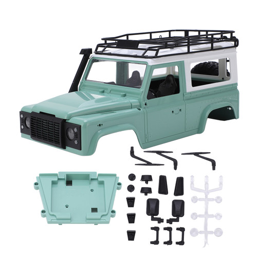 1:12 RC Car Shell 90 99 99S Multipurpose RC Climbing Car Shell for DIY Parts Modification AccessoriesGreen