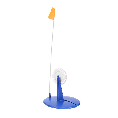 Ice Fishing Rod Tip up Compact Metal Pole Orange Flag Angler Tackle Accessory