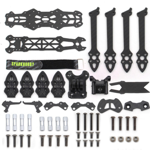 LANNRC Mark4 5inch FPV Carbon Fiber Frame 225mm Wheelbase 5mm arm Freestyle Long Range Frame for Remote Control Quadcopter racing drone