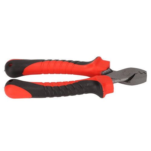 Fishing Crimping Pliers Fast Cutting Ergonomic Rubber Handle Carbon Steel Fishing Wire Crimper Fishing Tools
