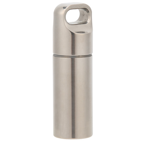 Waterproof Titanium Alloy Drug Case Portable Pocket Drug Boxes Container for OutdoorS