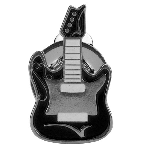 Metal Magnetic Golf Cap Hat Visor Clip Ball Marker Accessory (Black Guitar)