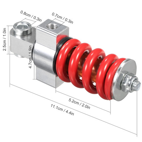 Rear Shock Absorber Replacement for KUGOO/ETWOW 8in/10in Electric Scooters