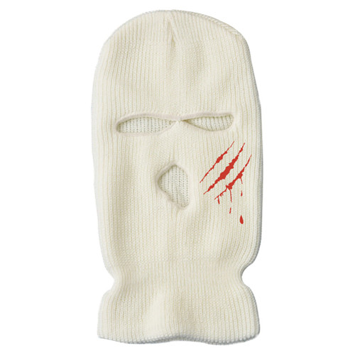 3 Hole Balaclava Knitted Face Cover Cold Weather Windproof Breathable Ski Face Cover for Men Women Cycling Running