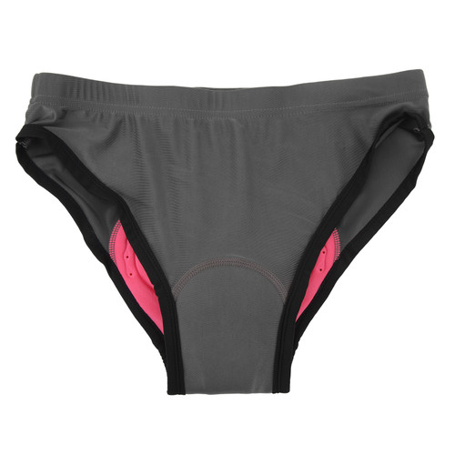 Women Cycling Underwear 3D Padded Bike Shorts Underwear Lightweight Quick Drying Women Bicycle Briefs Dark Grey 2XL