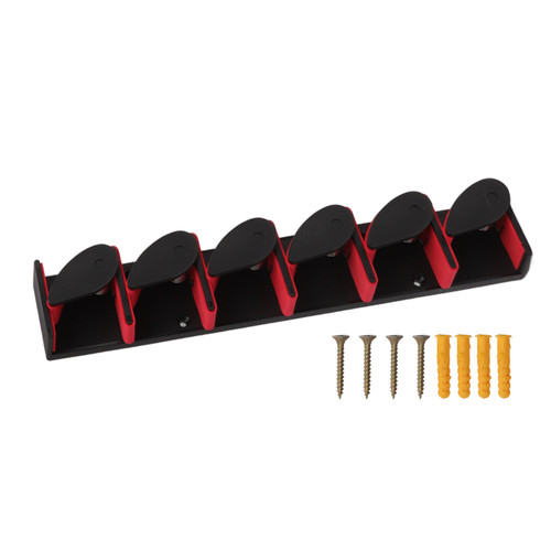 Vertical Fishing Rod Holder Wall Mounted Space Saving Nylon Fishing Pole Storage Rack for Angler