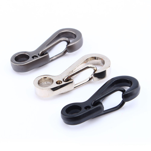 5 Pcs Mini EDC Carabiner Snap Spring Clips Hook Survival Keychain Tool