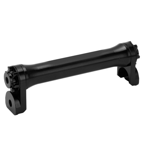 Aluminum Alloy Easy Wheel Extension Telescopic Bar for Brompton 3sixty Folding Bike 124mm Contraction LengthBlack