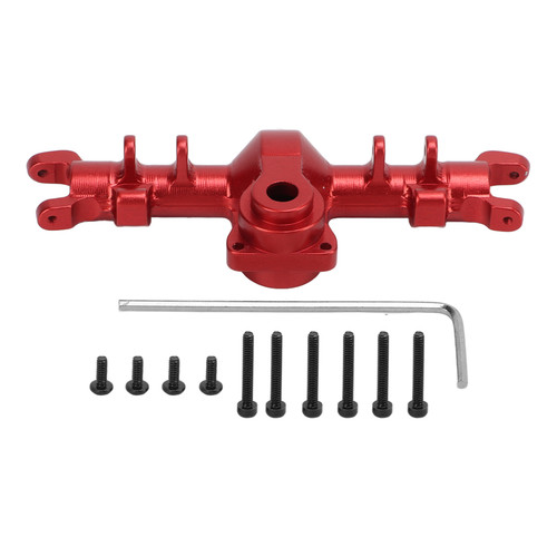 RC Aluminum Front Axle Housing Cover for Axial SCX24 AXI90081 1/24 RC Car Upgrade PartsRed