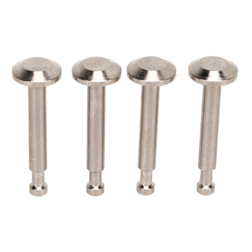 4Pcs Shock Absorber Pin Steel Tight Fit Shock Absorber Pin Kit for ARRMA 1/7 1/8 RC Car Silver