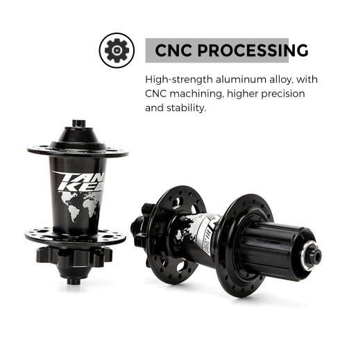 MTB Bike Hub Mountain Bike Bicycle Front & Rear Hub Set 32/36 Holes 6 Bearings with Quick Release
