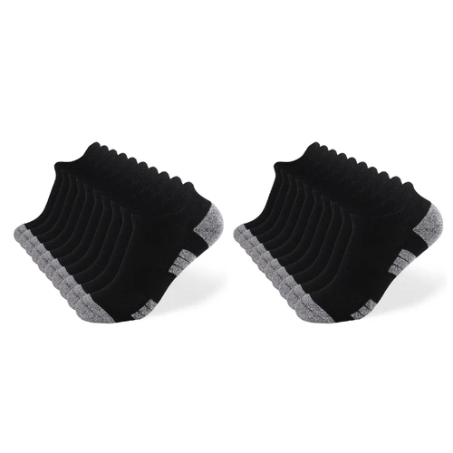 10 Pack Running Socks for Men Women Breathable Cushioned Athletic Ankle Socks Low Cut Socks Outdoor Sport Hiking Running