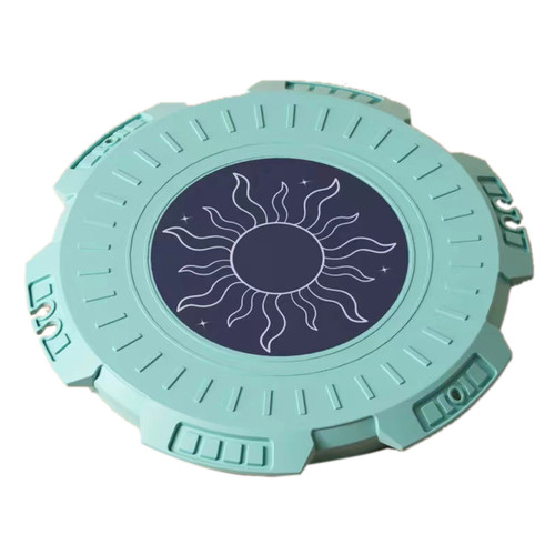 Twisting Board with Elastic Drawstring PP Large Size Mute Waist Twisting Disc for Home Fitness Green