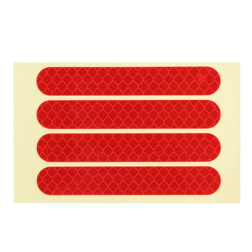 4PCS/Set Front Rear Wheel Reflective Sticker Fit for Ninebot G30 Electric Scooter AccessoryRed
