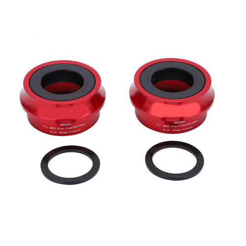 Bike Bottom Bracket Waterproof Dustproof Cycling Accessories for Mountain Road BicycleRed