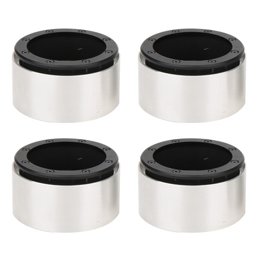 4pcs 2.2inch Aluminium Alloy Wheel Hub Upgrade Parts Fit for SCX10 III/TRX4/G500 1/10 RC Car Noir