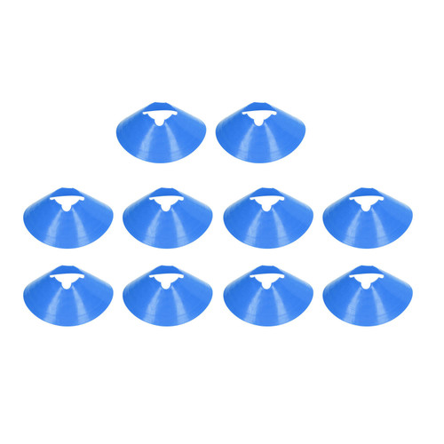 10 PCS 8cm Soccer Disc Cones High Flower Mouth Large Marker Disc Training Corner Obstacle Disc