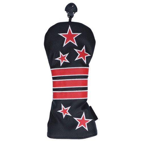 Durable Golf Wood Head Cover #5 Star Stripe Headcover Guard Scratch Proof Protection