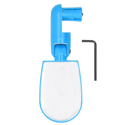 Bike Rearview Mirrors 360 Degree Rotatable Universal Bicycle Cycling Handlebar MirrorsBlue