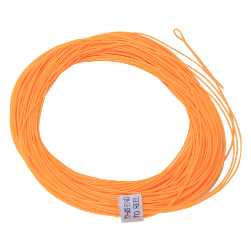 Nylon Floating Fly Fishing Line with Welded Loop Counterweight Fish Tackle AccessoryOrange