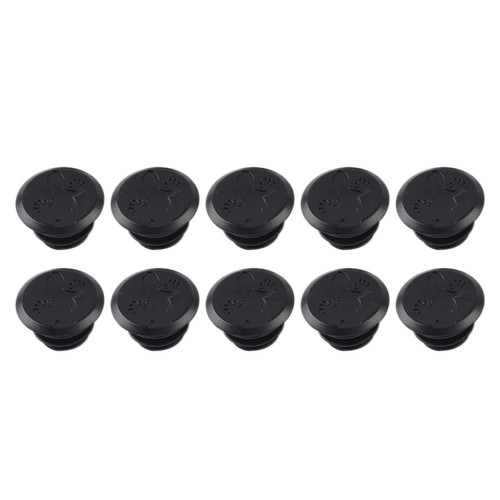 10pcs Plastic Bike Bicycle Handlebar Grip End Cap Plug Cycling Accessory