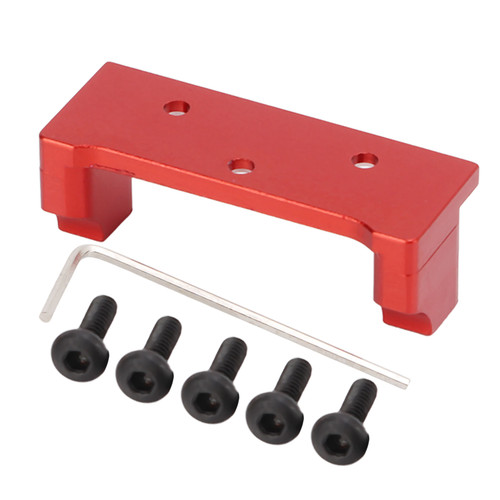 Aluminum Servo Plate Metal Servo Mount for HBX 2098B 1/24 RC Crawler Car Upgrade PartRed