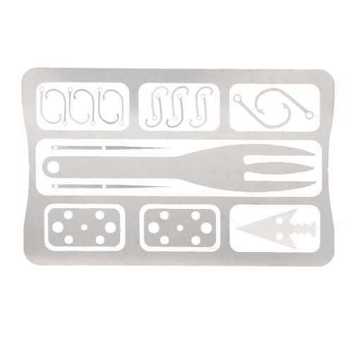 MultiTool Camping Equipment Survival Tools Hunting Emergency Kit Fishing Gear  Fishhook Card