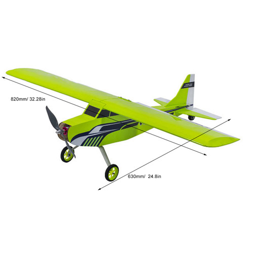 Dancing Wing Hobby T05 Vogee-08 820mm Wingspan Balsa Wood Remote Control Aeroplane Trainer KIT/ KIT+Power Combo - KIT+Motor+ESC+Servo+Prop+Film Pack