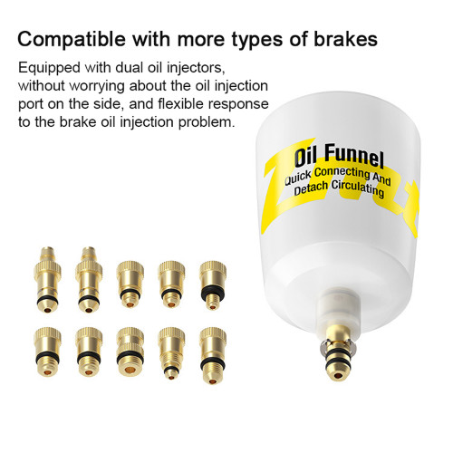 Universal Metal Connector Bicycle Disc Brake Oil Disc Oil Change and Oil Filling Tools Kit Bike Brake Repairing Tool