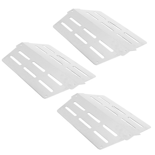 3 Pcs Grill Heat Plate Stainless Steel Wear Rust Corrosion Resistance Gas Grill Heat Tent Replacement for Weber Genesis