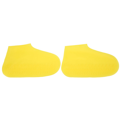 Waterproof Protector Shoes Boot Cover Unisex AntiSlip Rain Shoe Covers Cases Silicone(L )