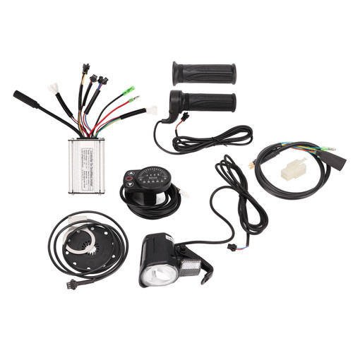 17A Sine Wave Controller LED900S Panel 10B Assist Sensor 20X Handle Grip QD252 Headlamp 600mm Male Connector Cable for 36V 48V 250W 350W Motor
