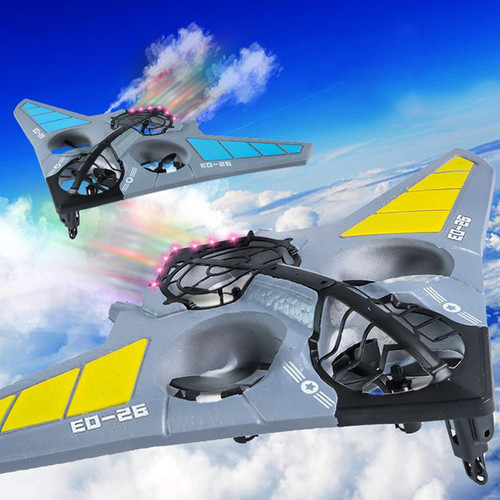 Foam Remote Control Drone 2.4GHz Remote Control Airplane 360 ° Stunt Rotation for Kids Children