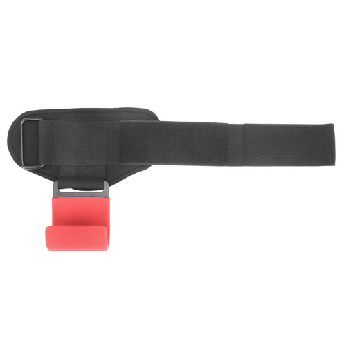 Sport Weight Lifting Pull Up Hook Gym Power Training Powerlifting Wristbands Belt WrapRed Hook