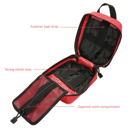 Outdoor First Aid Kit Medicine MOLLE Pouch Survival Utility Bag Emergency Responder Medic Bag