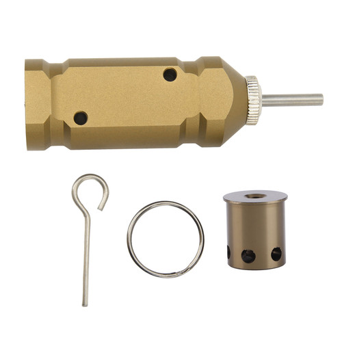 Perimeter Trip Alarm Aluminum Alloy Trip Wire Perimeter Alarm Early Warning Security System for Camping and Property Safety Olive Green