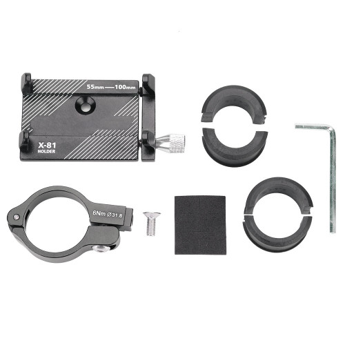 Road Bike Aluminum Alloy Handlebar Universal Mini Phone Holder Mount Support Bracket