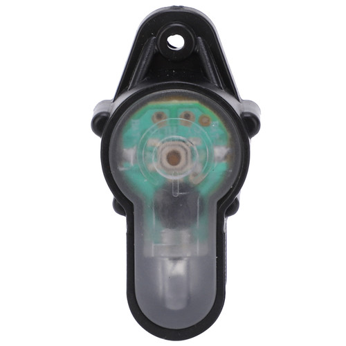 Outdoor Mini Survival Safety Light IPX8 Waterproof Helmet Signal Lamp for HuntingBlack Base Orange Light