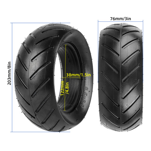 Electric Scooter Replacement Tire 8.5x3.0 Electric Scooter Solid Tire Wearproof Rubber Tire
