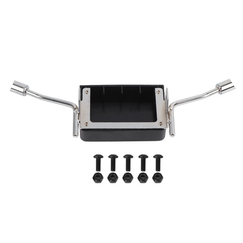 Metal Simulation Fuel Tanks Exhaust Pipe Accessory Fit for TRAXXAS TRX‑4 1/10 RC Car