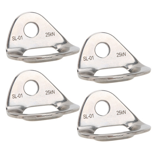 4 Pcs Climbing Hanger Stainless Steel Durable Rock Climbing Accessories for High Altitude Operations