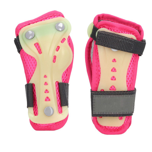2Pcs Roller Skating Wrist Guards Sweat Absorption Breathable Flexible Kids Skating Wrist Brace for Kids Sports Outdoor M (Ages 8 to 13, 50 to 72lb)