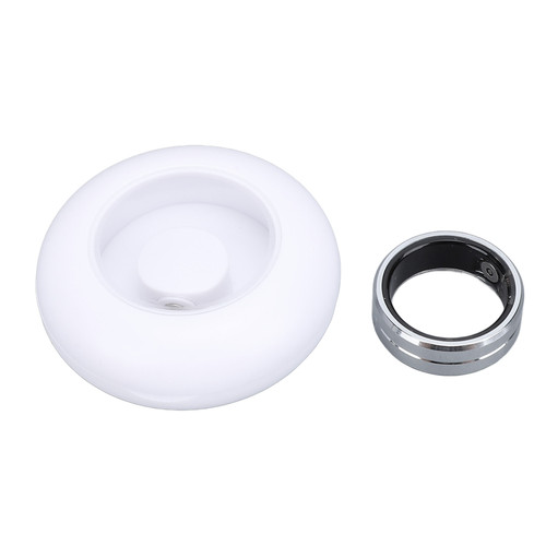 Smart Ring Fashionable Elegant Lightweight IP68 Waterproof Pedometer Wearable Sleep Tracking Ring Fitness Smart Ring Silver 11#