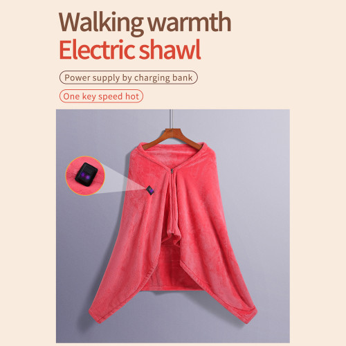 USB Electric Warm Heating Shawl Soft and Comfortable Blanket Winter Knees Body Warmer Home Office Heated Blanket