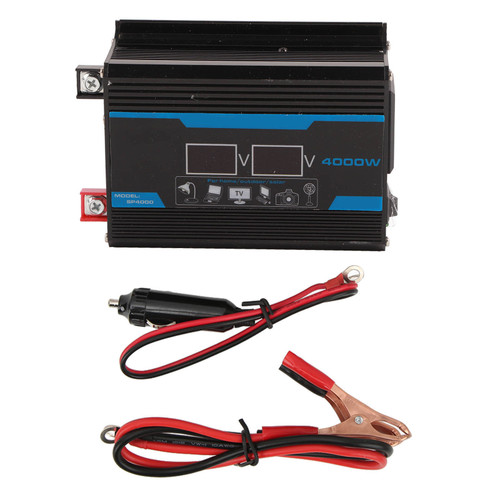 300W Modified Sine Wave Inverter USB Car Power Inverter Adapter LED Display 12V to