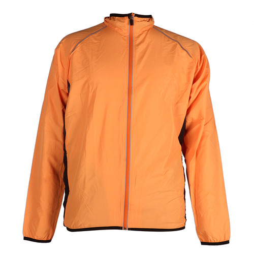 Trainning Casual Coat Soft Waterproof Breathable Long Sleeve Cycling Jacket for Running Fishing Men Women Orange S