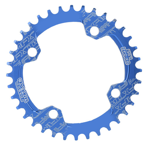FMFXTR 104BCD Crankset Chainring Aluminum Alloy Positive and Negative 36T MTB Bicycle ChainringBlue