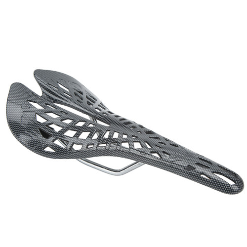 Carbon Fiber Bike Hollow Saddle Slippy Curves Ultralight Bicycle Saddle for Cycling
